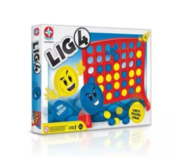 Jogo Infantil - Raciocínio e Estratégia - Lig 4 - Estrela