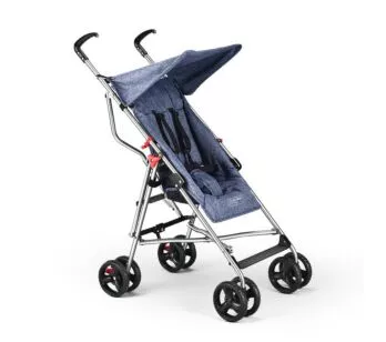 Carrinho De Bebê Guarda-Chuva Pocket Azul - Multikids Baby