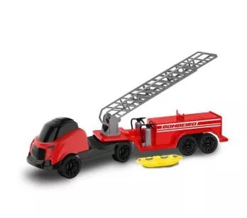 Caminhão Roda Livre - Comboio Bombeiro - Cardoso Toys