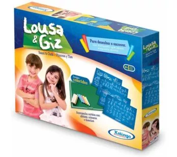 Conjunto para Atividades Infantil - Lousa e Giz - Xalingo
