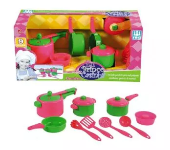 Kit Paneleiro Infantil - Eu Brinco de Casinha - Nig Brinquedos