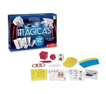 Kit de Mágicas Infantil - 12 Truques - Nig Brinquedos