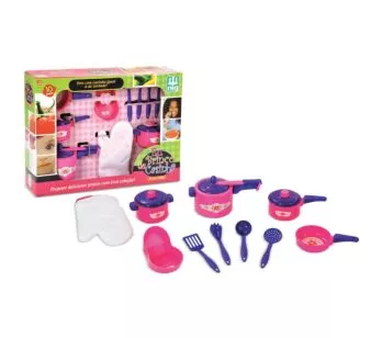 Kit Panelinhas - Eu Brinco de Casinha - Arroz e Feijão - Nig