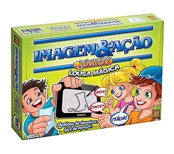 Jogo Infantil - Imagem e Ação Júnior - Lousa Mágica - Grow