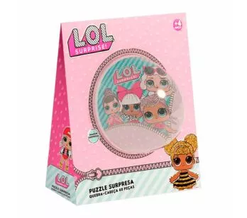 Quebra-Cabeça Infantil 60 Peças - LOL Surprise - Puzzle Surpresa - Grow