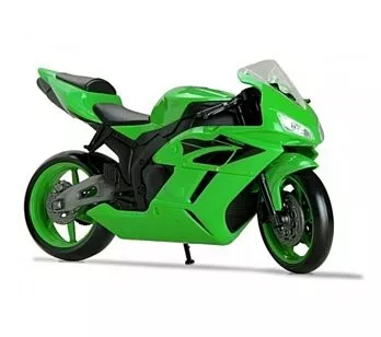 Moto Roda Livre - Racing Motorcycle - Verde - Roma Brinquedos