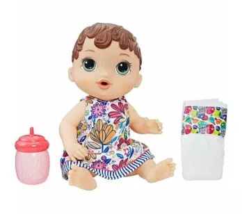 Boneca - Baby Alive - Hora do Xixi - Morena - Hasbro