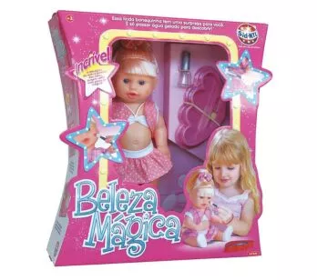 Boneca de Vinil - 35c m - Beleza Mágica - Sid-Nyl