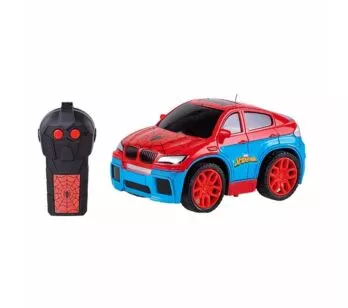 Carrinho de Controle Remoto - Spiderman - High Speed - Vermelho - Candide