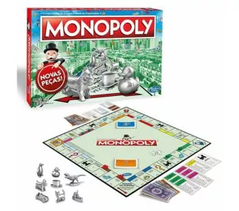Jogo de Tabuleiro - Monopoly - Hasbro Gaming