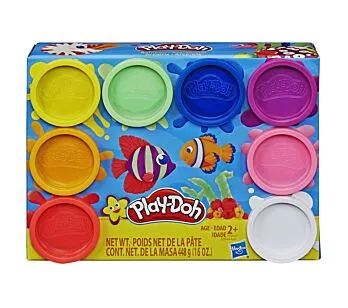 Kit Massa de Modelar - Play-Doh - Arco-íris - 8 Potes - Hasbro
