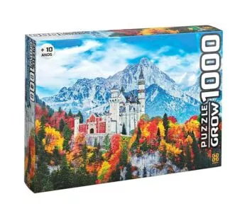 Quebra-Cabeça - 1000 Peças - Castelo de Neuschwanstein - Grow