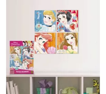 Quebra Cabeça 100 Peças - Puzzle Decorkids - Princesas Disney - Grow