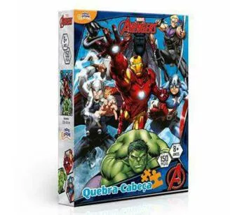 Quebra-Cabeça - 150 Peças - Marvel - Avengers - Toyster