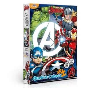 Quebra-Cabeça - 60 Peças - Marvel - Avengers - Toyster