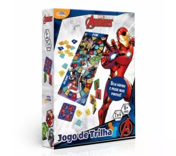 Jogo de Trilha Infantil - Marvel - Avengers - Toyster