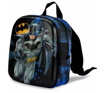 Lancheira 3D Infantil - Liga da Justiça - Batman - Preta - P - Maxtoy