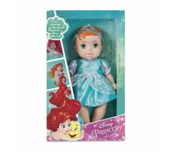 Boneca de Vinil - 30 cm - Baby Princesas Disney Luxo - Ariel - Mimo Toys
