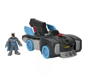 Boneco e Veículo -  DC Super Friends - Batmóvel Bat-Tech - Imaginext