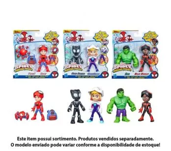 Mini Bonecos - Spidey and His Amazing Friends - Sortido - Hasbro