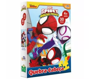Quebra-Cabeça - 30 Peças - Spidey and His Amazing Friends - Toyster
