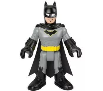 Boneco de Ação - 25 cm - DC Super Friends - Batman XL - Cinza - Imaginext