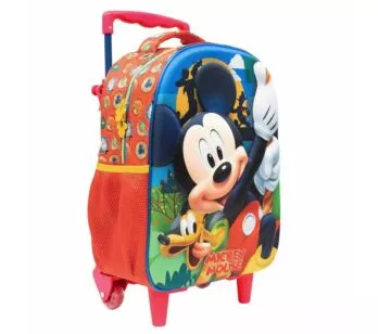 Mochila 3D de Rodinhas Infantil - Disney - Mickey Mouse Y - Xeryus