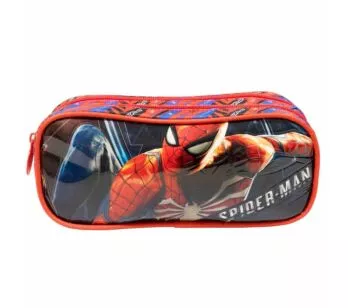 Estojo Infantil Escolar Duplo - Marvel - Homem-Aranha R - Xeryus