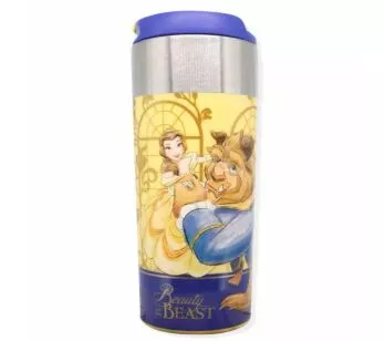 Copo com Tampa - 300ml - Princesas Disney - Bela - Zonacriativa