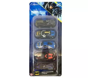 Mini Carrinhos à Fricção - DC Batman - Batmóvel - 5 Hero Machine - Candide