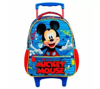 Mochila de Rodinhas Infantil - 16 - Disney - Mickey Mouse Y - Xeryus