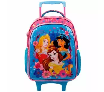 Mochila de Rodinhas Infantil - 16 - Disney - Princesas Y - Xeryus