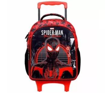 Mochila de Rodinhas Infantil - Homem Aranha - Miles Morales Y - Xeryus