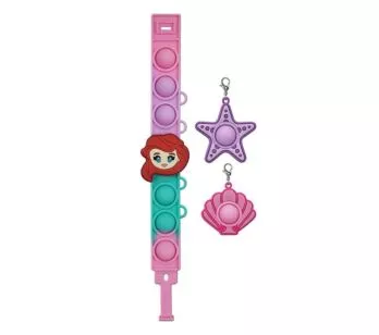 Kit Infantil - Disney Princesas - Pulseira Pop It Ariel - Toyng