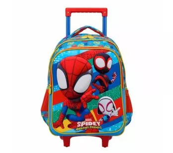 Mochila 3D de Rodinhas - Marvel Spidey - SE - Xeryus