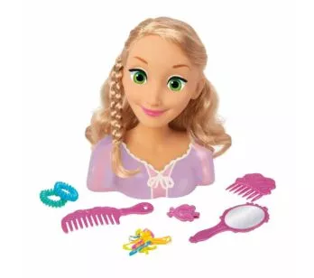 Boneca para Pentear - Styling Head - Disney-Princesas - Rapunzel - Baby Brink 