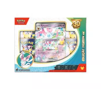Box de Cartas - Pokémon 30 anos - Sylveon Ex – Copag