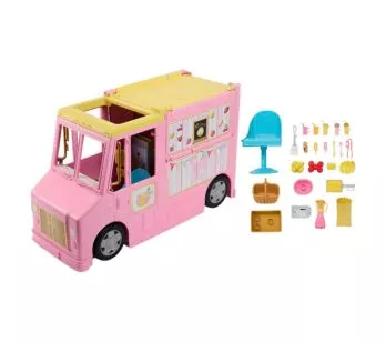 Veículo e Cenário - Barbie - Caminhão Trailer de Limonada - Mattel
