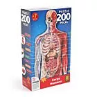 Quebra-Cabeça - 200 Peças - Corpo Humano - Grow