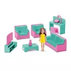 Mini Sala Infantil com Boneca - Judy Home - Samba Toy
