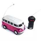 Carrinho de Controle Remoto Furgão Clássico - Rosa - Candide