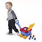 Carrinho com Peças de Encaixe - Baby Land Bauzinho - Azul - Cardoso