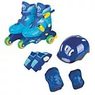 Patins Triline - 2-1 - Ajustável - 26 a 29 - Azul - Fenix