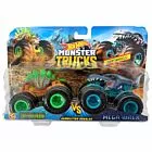 Conjunto de Veículos - Hot Wheels - Monster Trucks - Motosaurus Vs Mega Wrex - Mattel