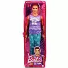 Boneco com Estojo - Ken - Barbie Fashionistas - Camisa Malibu 61 - 164 - Mattel