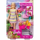 Conjunto e Boneca - Barbie Sisters e Pets - Loira - Carrinho de Cachorrinhos - Mattel