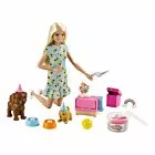 Conjunto e Boneca - Barbie Sisters e Pets - Aniversário de Cachorrinhos - Mattel