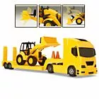 Caminhão de Transporte - Pollux Construction - Trator HL 600 Carregadeira - Silmar 