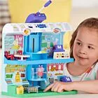 Figura com Cenário - Peppa Pig - Supermercado da Peppa - Sunny