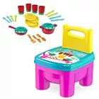 Cadeirinha com Acessórios - Brinkadeira Cozinha - 28 Peças - Dismat